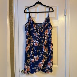 Floral Blue Dress